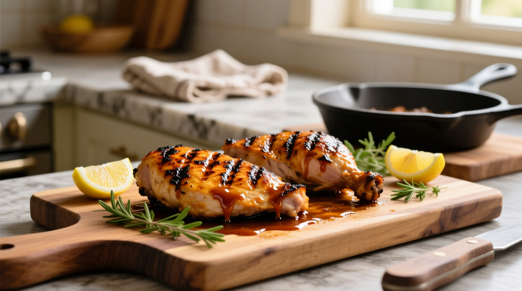 how long to cook bbq chicken in oven