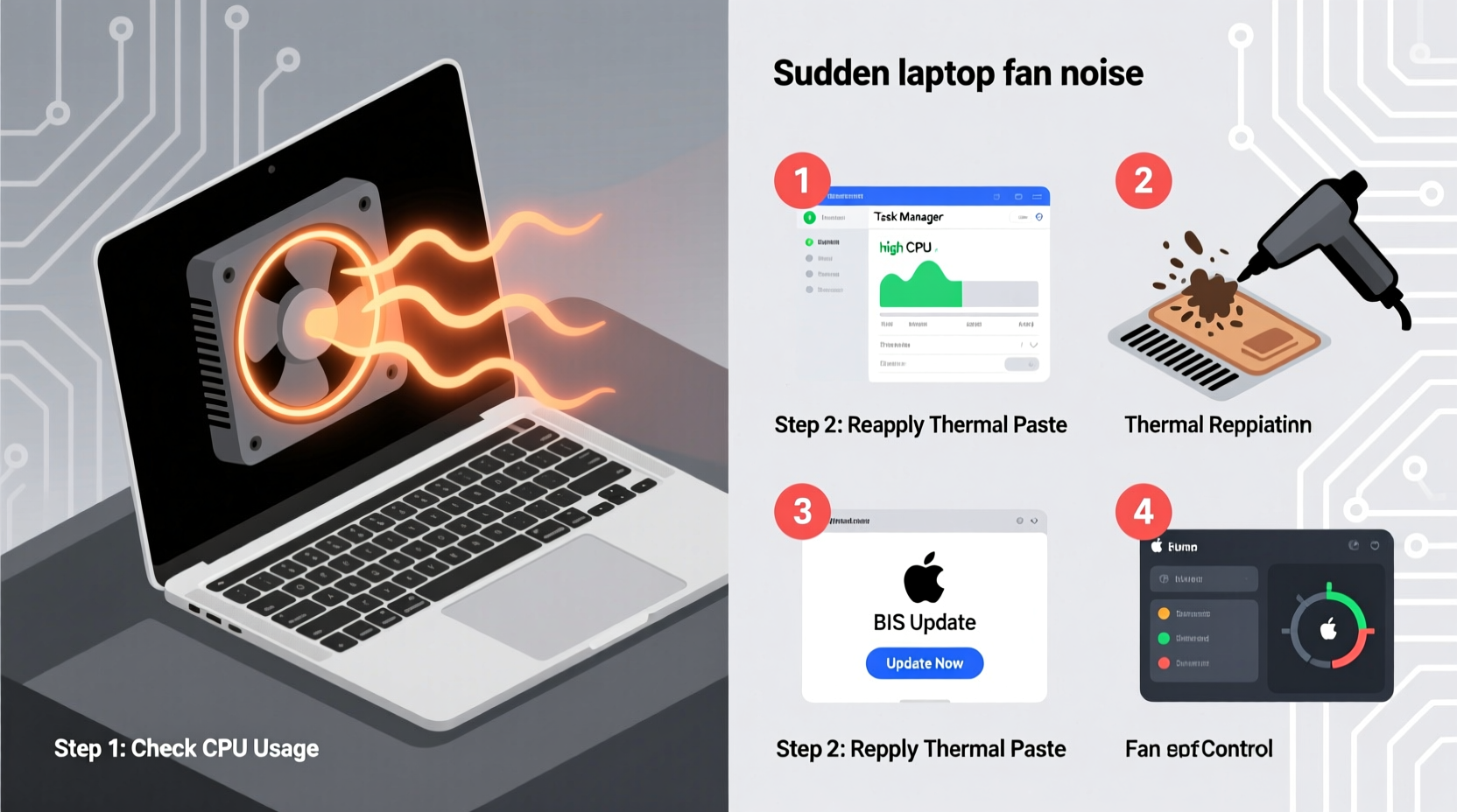 why is my laptop fan so loud all of a sudden troubleshooting steps that fix it fast