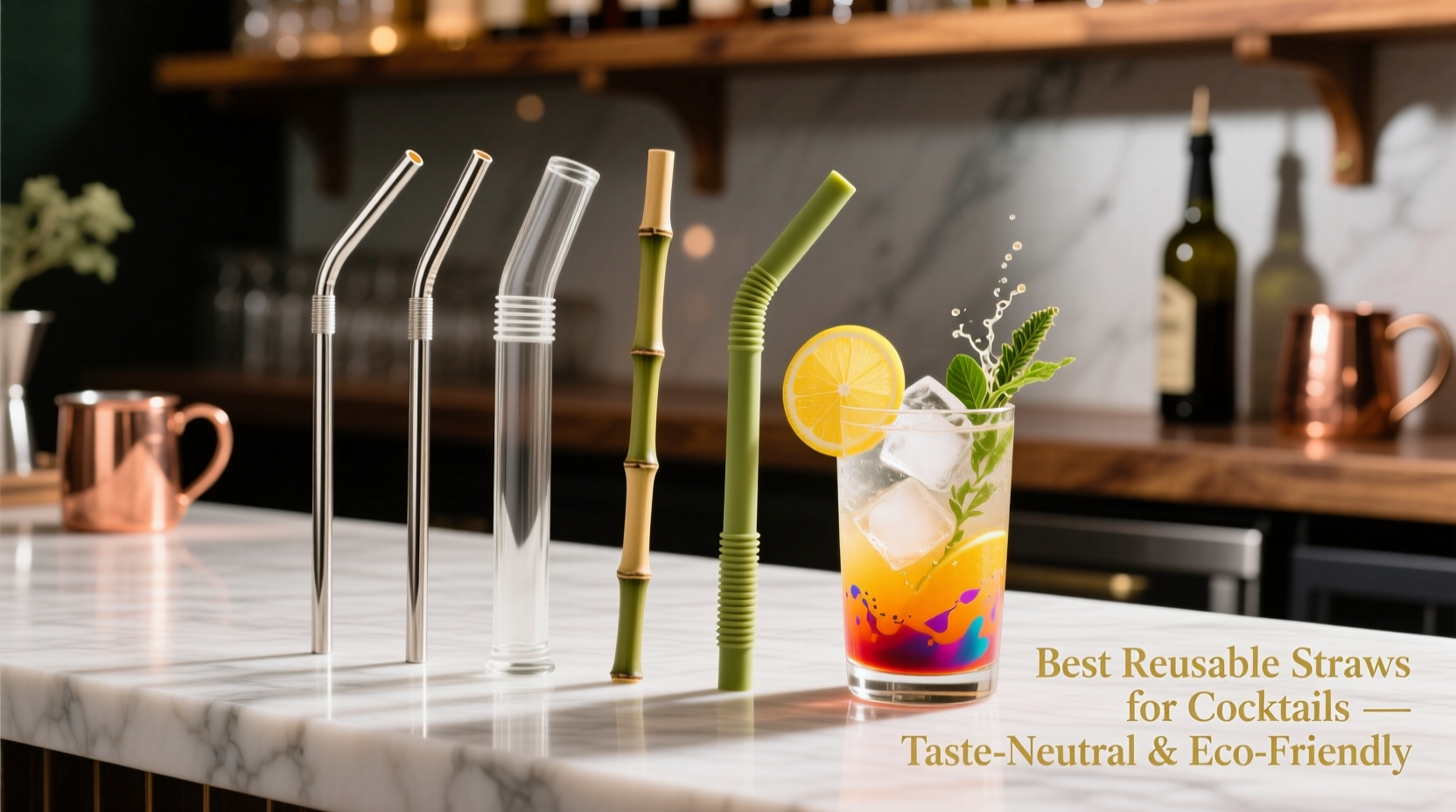 best reusable straws for cocktails that don’t ruin your drink experience