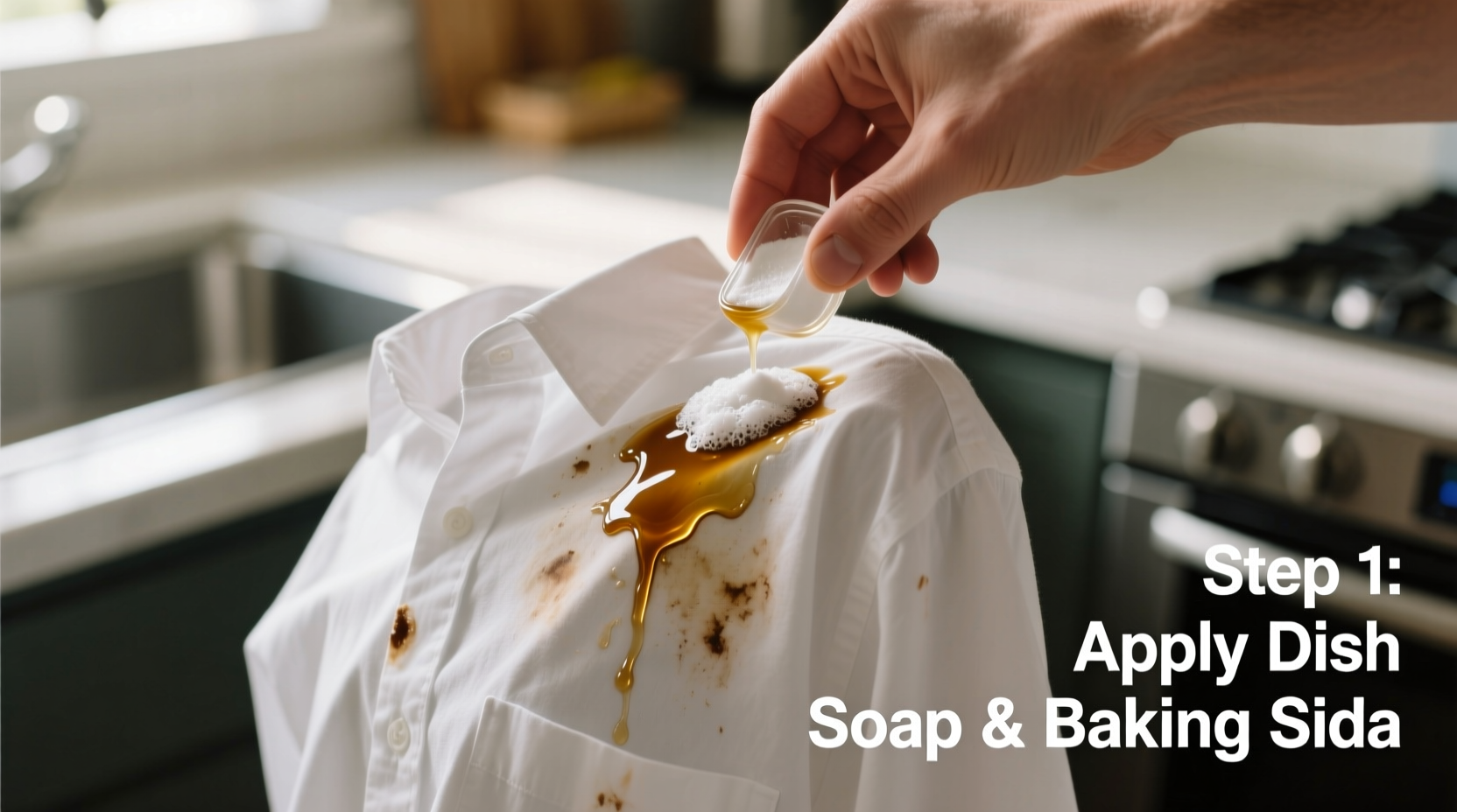 how to get cooking oil stains out of clothes