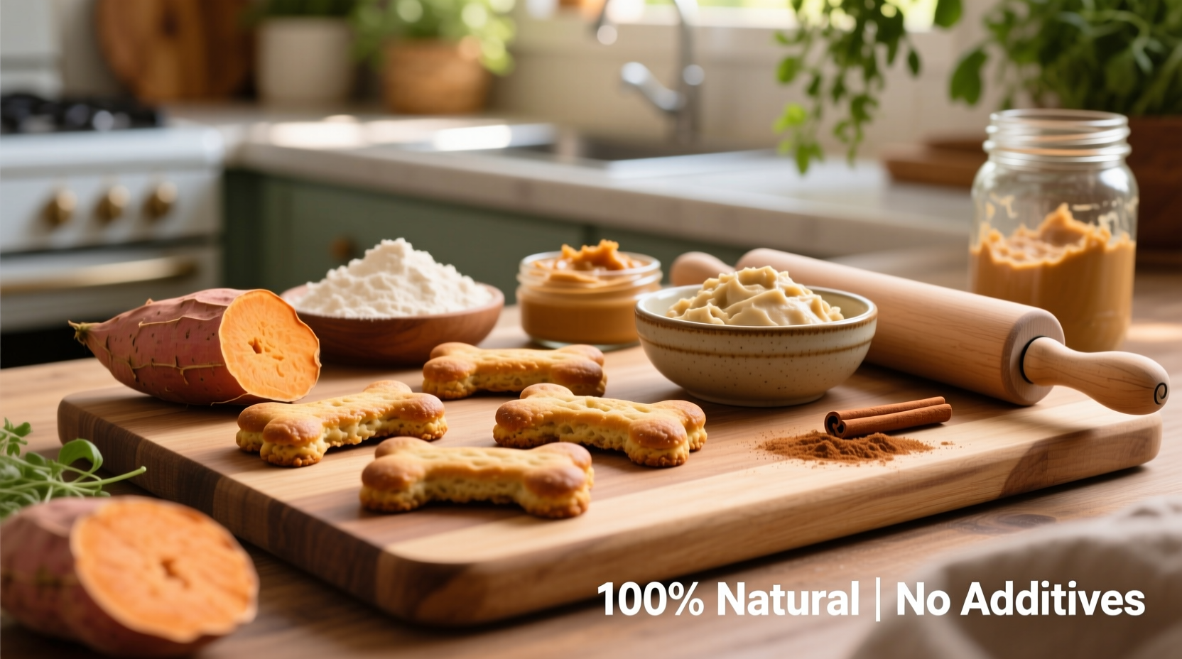 Easy Sweet Potato Dog Biscuit Recipe: 3-Ingredient Healthy Treats