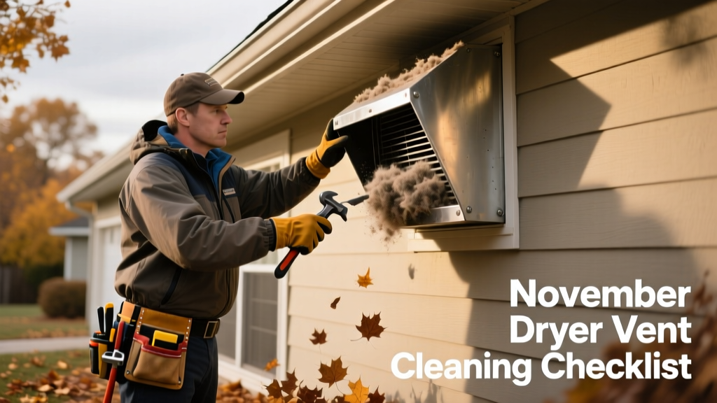 November Dryer Vent Cleaning: Seasonal Maintenance Checklist
