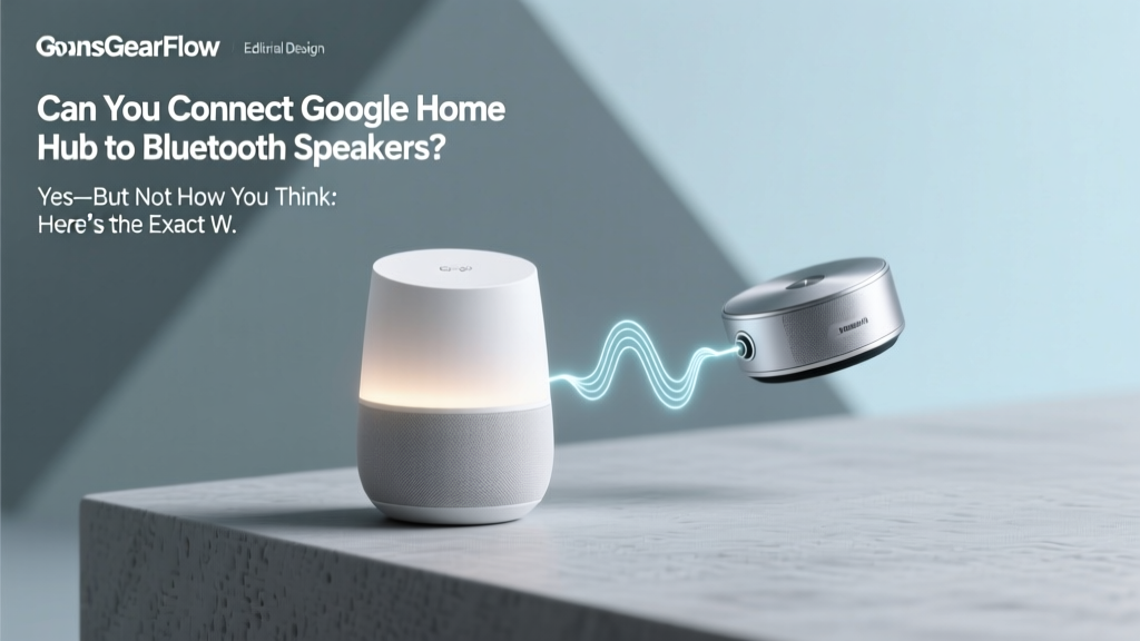 Google Home Hub Bluetooth Speaker Workaround (2026)
