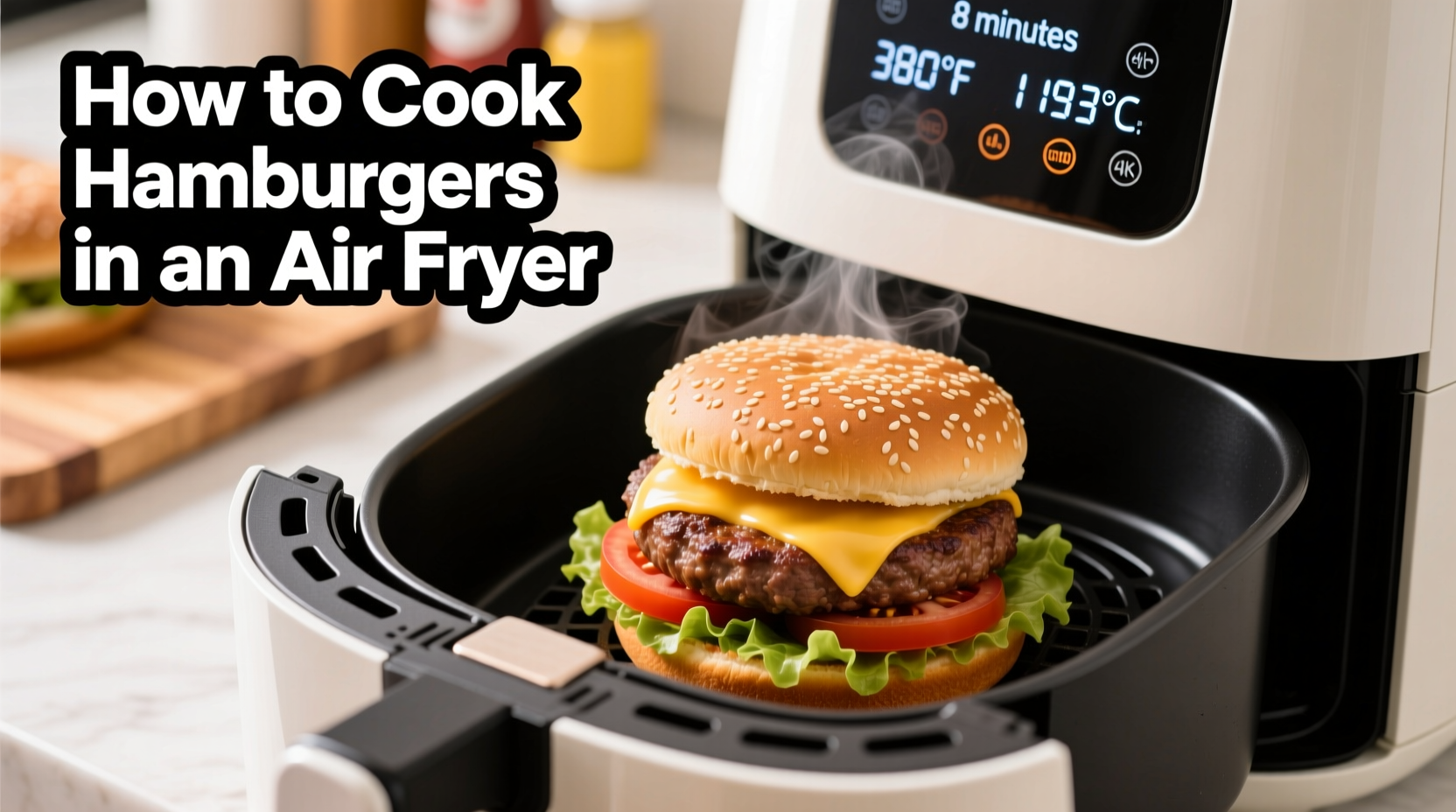 Perfect Air Fryer Hamburgers: 12-Minute Recipe Guide