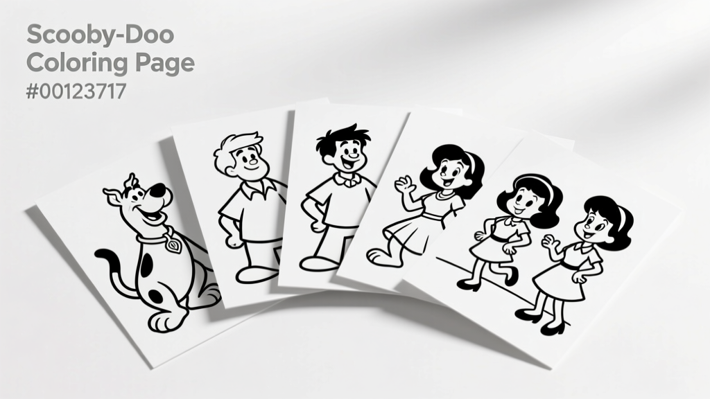 Scooby-Doo Coloring Pages: Safety-First Creative Play for Children Ages 3–8