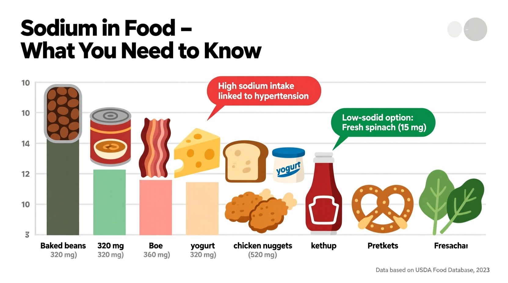 what is the sodium in food