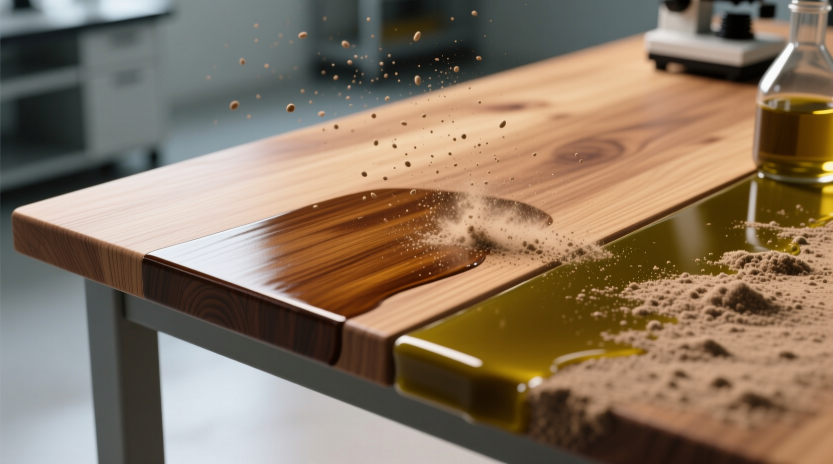 flaxseed vs olive oil polish dust resistance