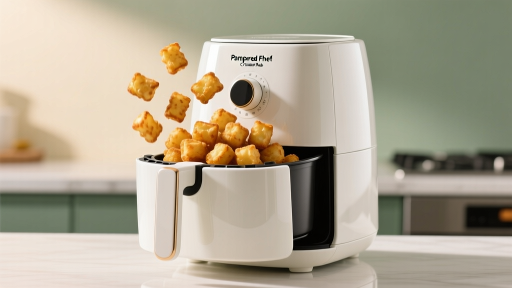 Perfect Air Fryer Tater Tots in a Pampered Chef Air Fryer