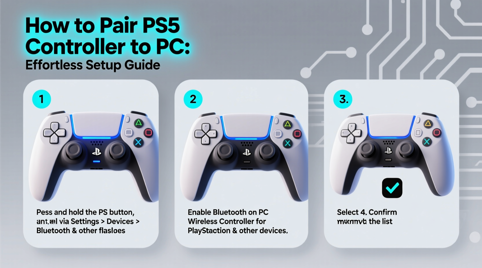 how to pair ps5 controller to pc effortless setup guide