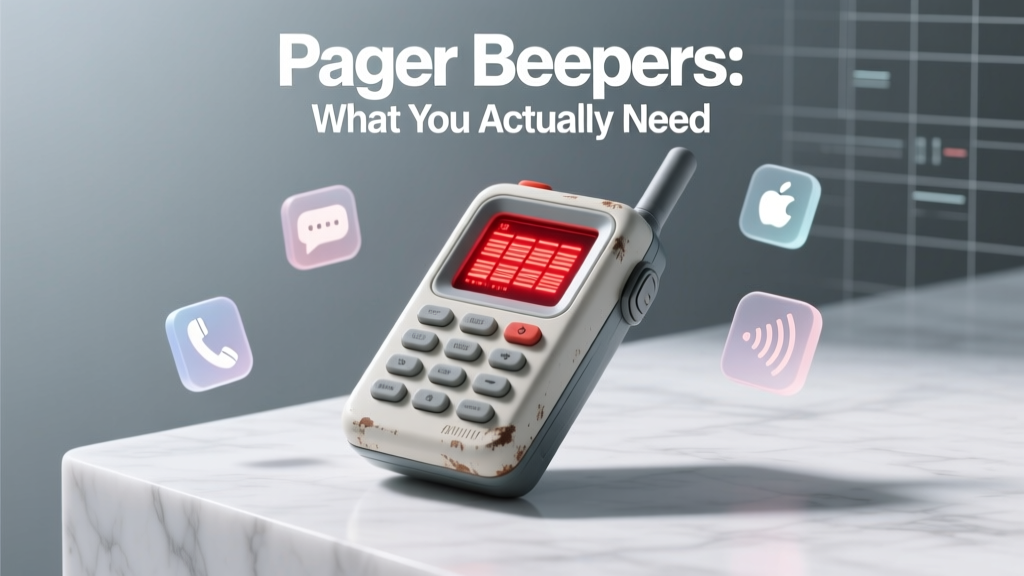 Why Hospitals & First Responders Still Use Pagers in 2025