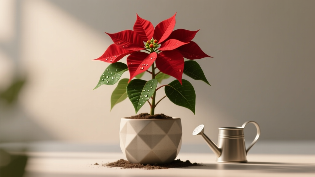 Poinsettia Watering Schedule: Save Your Bracts All Winter