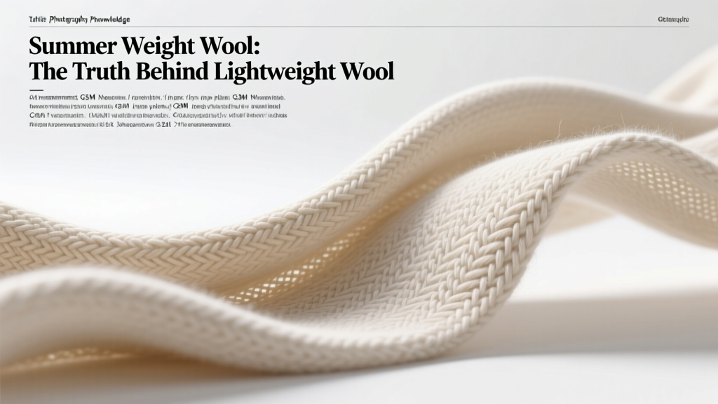 Summer Weight Wool: The Truth Behind Lightweight Wool