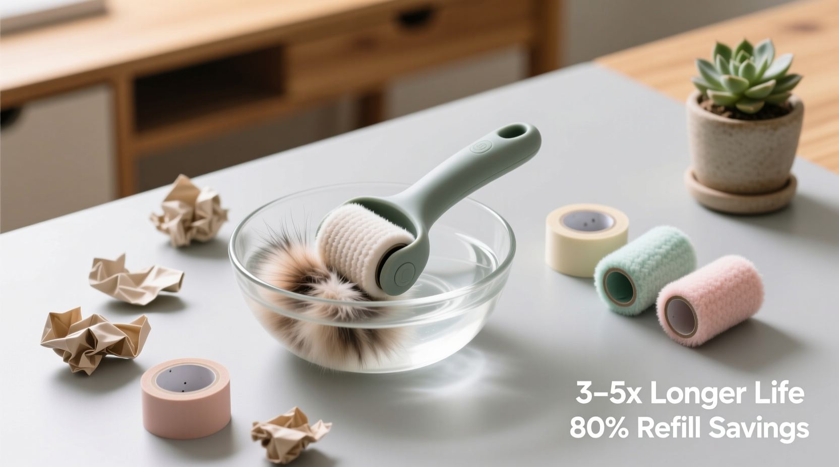 how to deep clean a pet hair roller