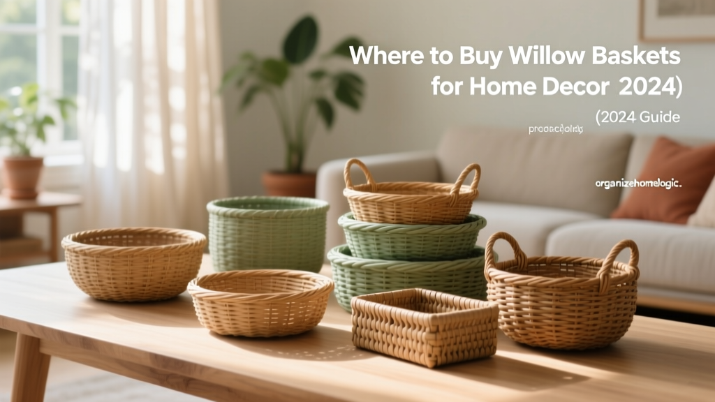Where to Buy Willow Baskets for Home Decor (2024 Guide)