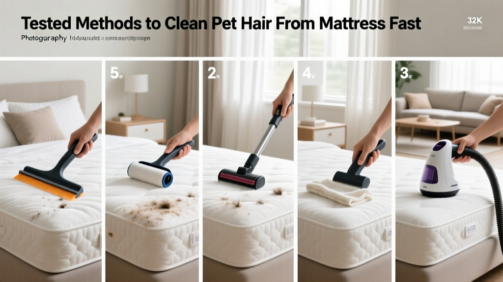 Tested Methods to Clean Pet Hair From Mattress Fast
