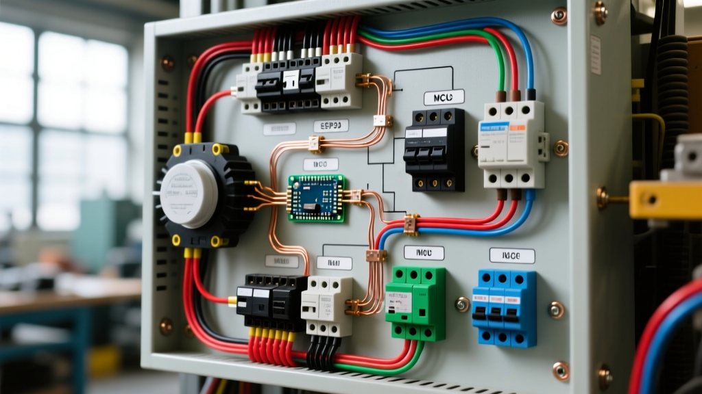Panel Wiring Diagram for Rotary Phase Converter Setup