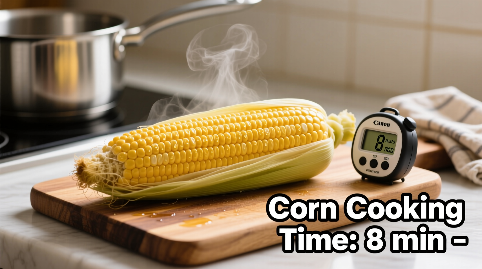 how long cook corn
