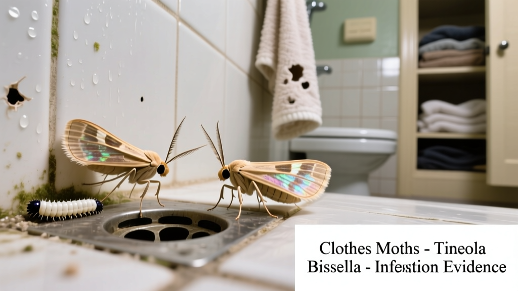 Clothes Moths in the Bathroom: Identification & Fix