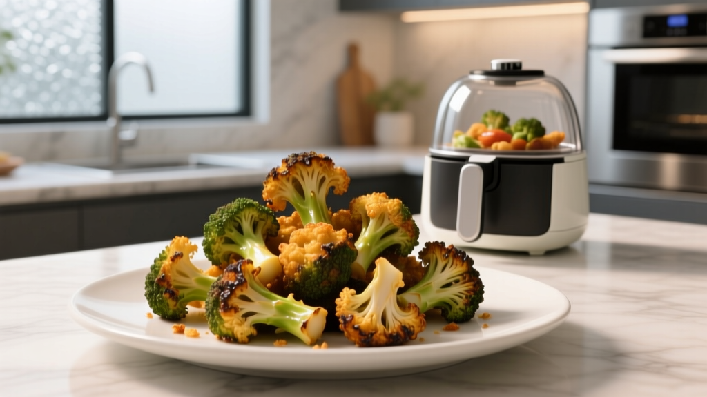 How to Make Crispy Air Fryer Broccoli (5-Minute Recipe!)