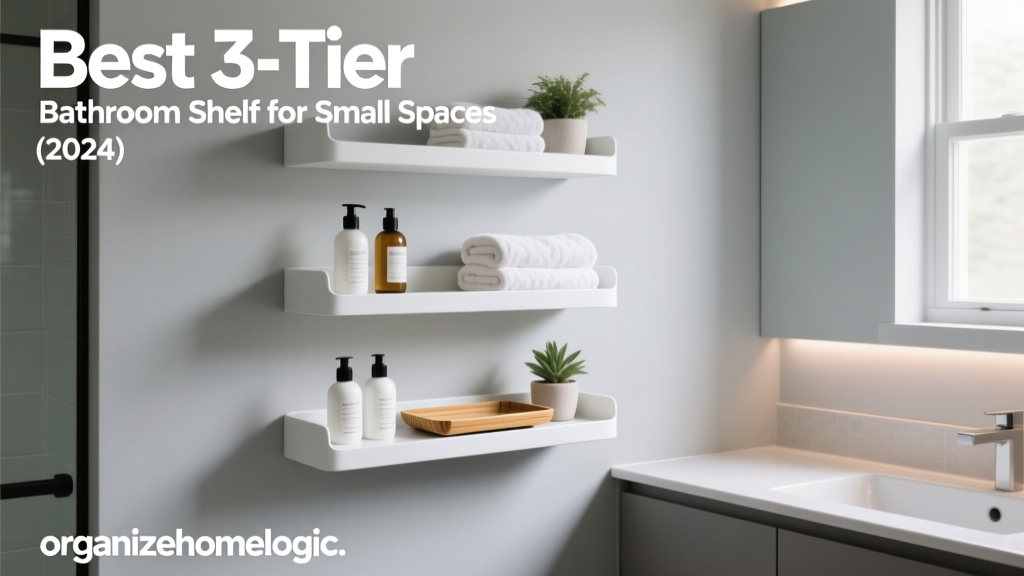 Best 3-Tier Bathroom Shelf for Small Spaces (2024)