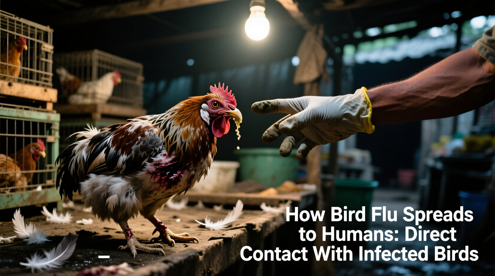 how does bird flu spread to humans