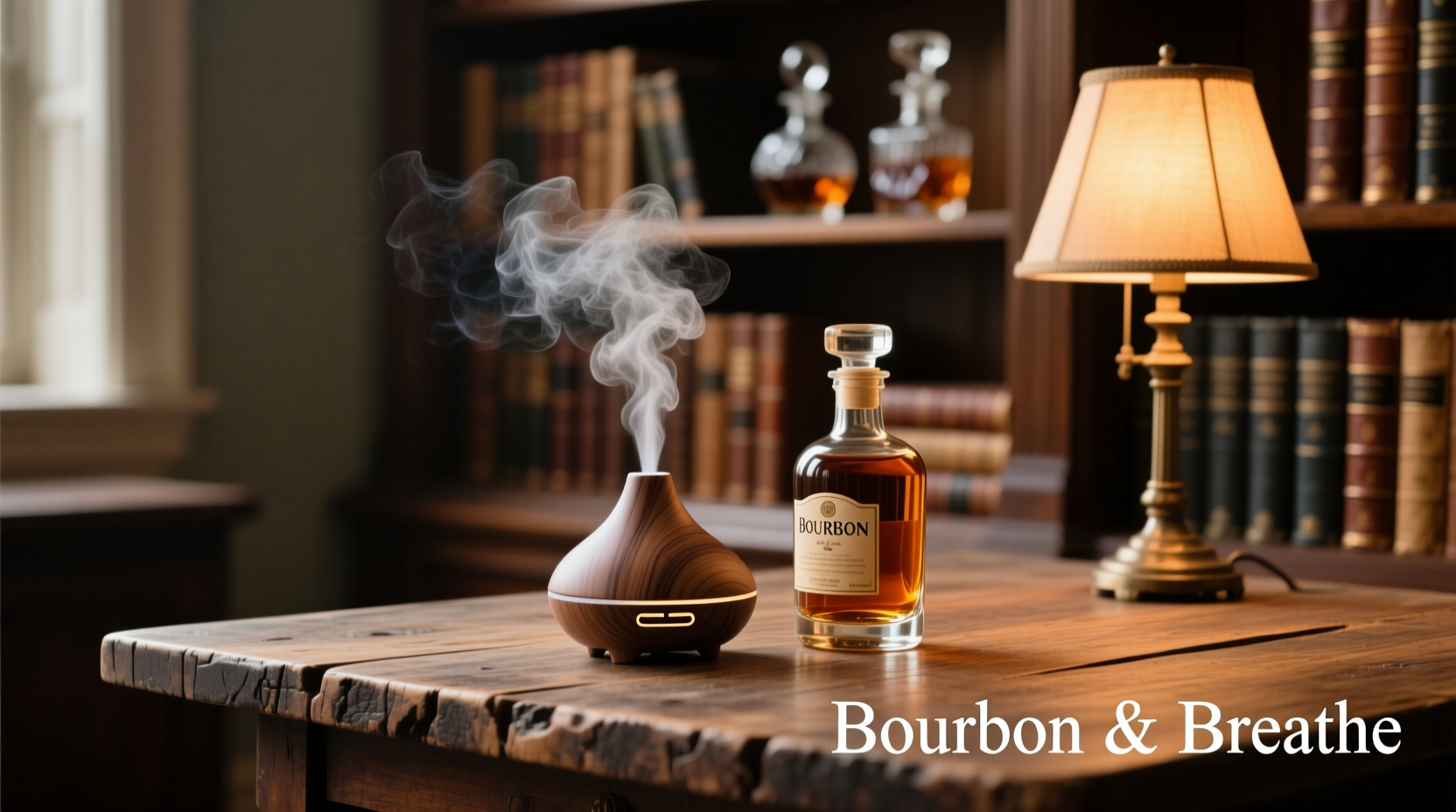 using aromatherapy diffusers to complement the scent of aged bourbon
