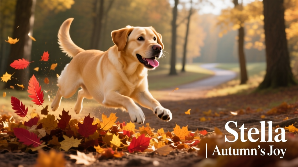 Watch Stella, the Labrador Retriever Whose Leaf-pile Bombing Enthralls Us Each Fall