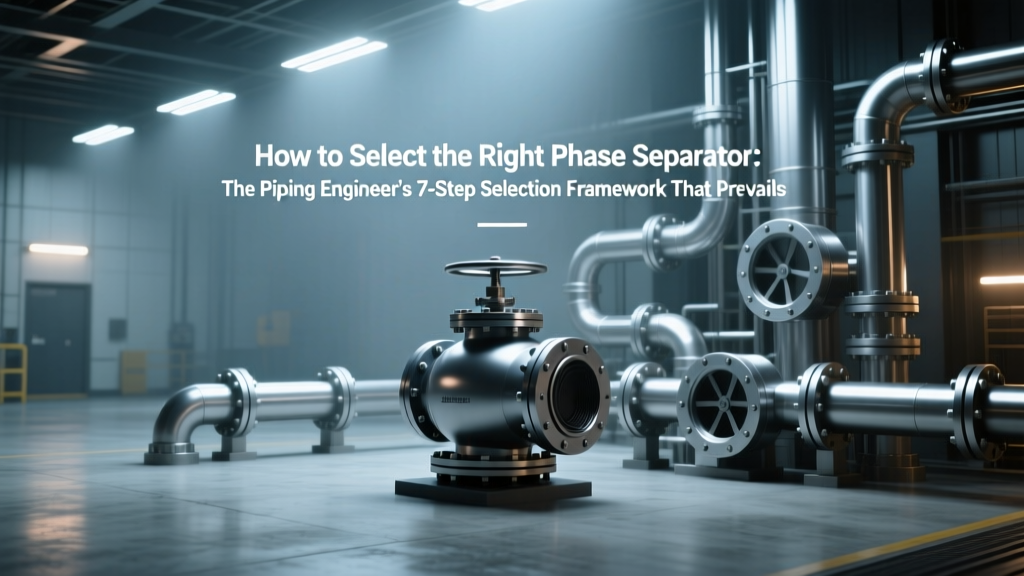 Phase Separator Selection Guide for Piping Engineers