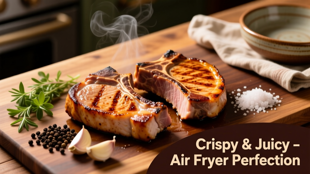 Ranch Pork Chops in Air Fryer: Crispy, Juicy & Safe