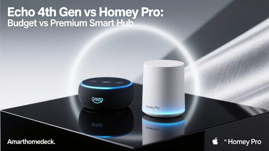 Echo 4th Gen vs Homey Pro: Budget vs Premium Smart Hub