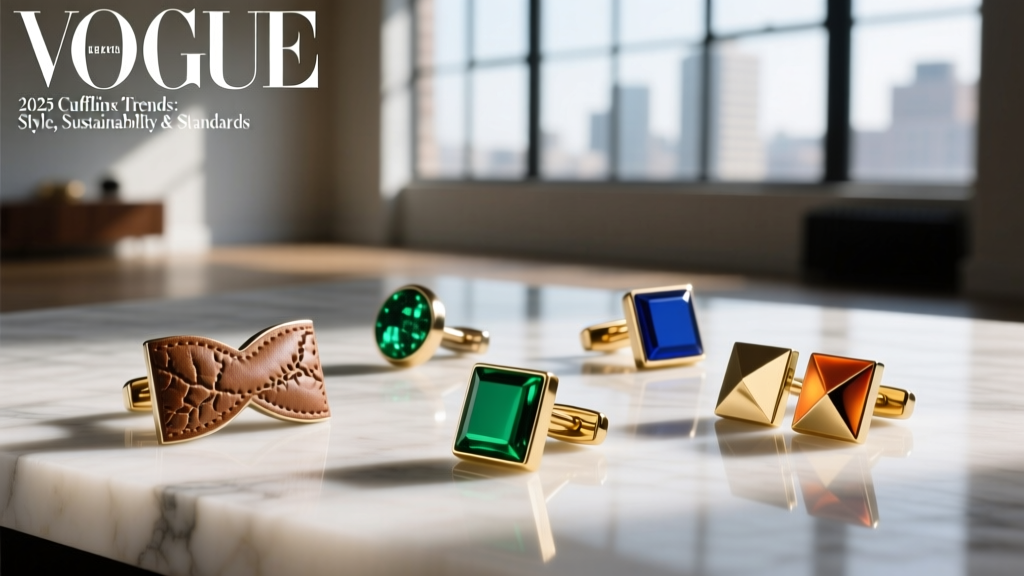 2025 Cufflink Trends: Style, Sustainability & Standards