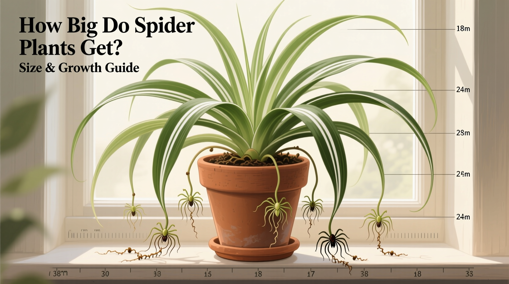 Spider Plant Size Guide: Growth Tips | TheHomeSprouts