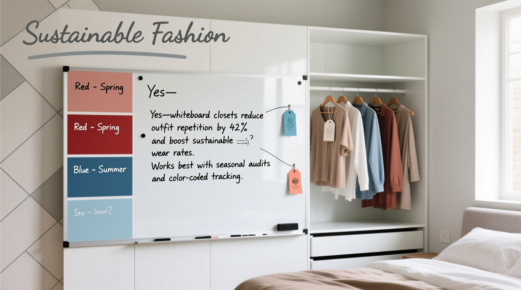 closet whiteboard worth it for outfit tracking