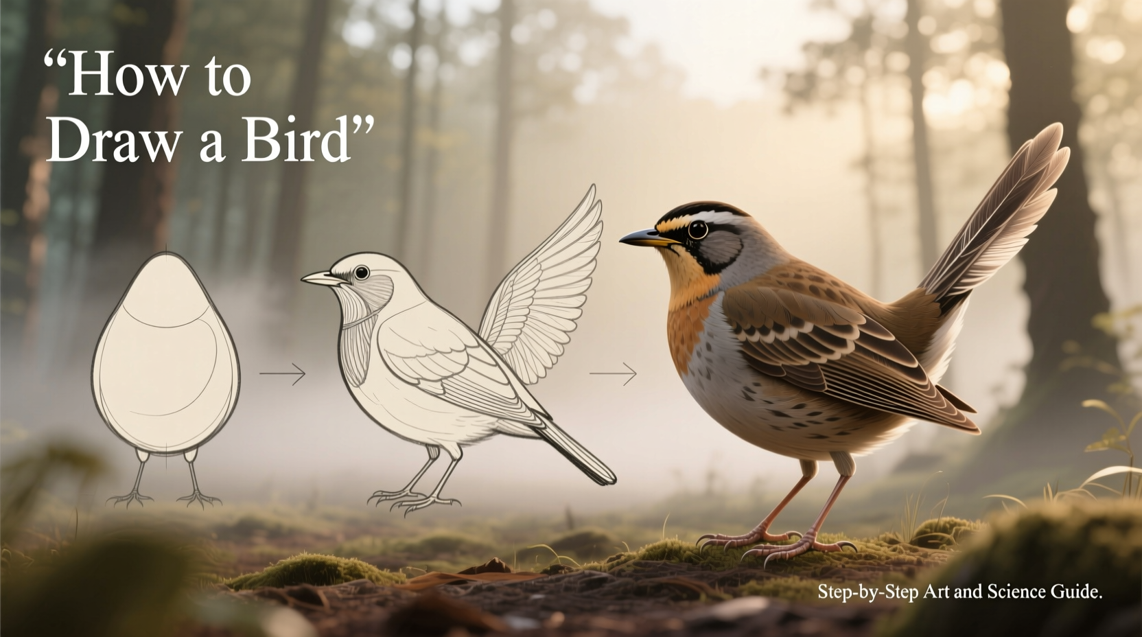 How to Draw a Bird: Step-by-Step Art and Science Guide