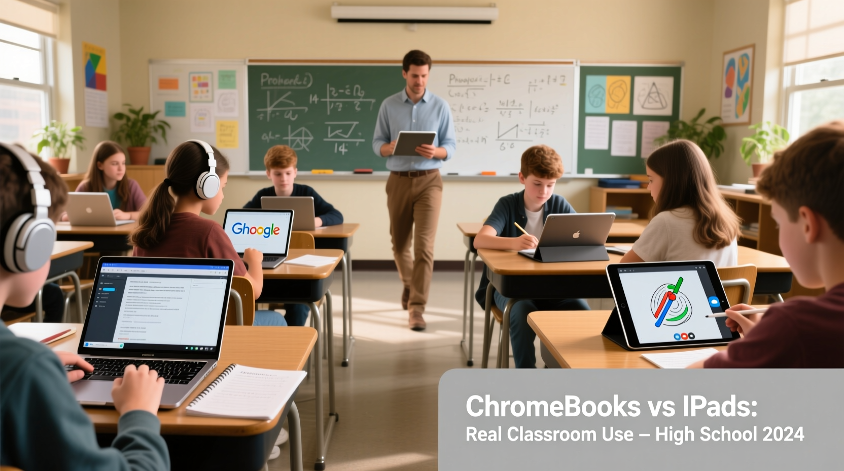 chromebooks vs ipads for high school students real classroom use