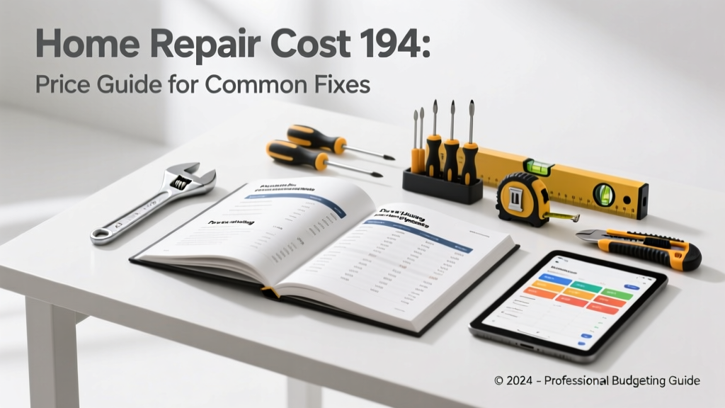 Home Repair Cost 194: Price Guide for Common Fixes