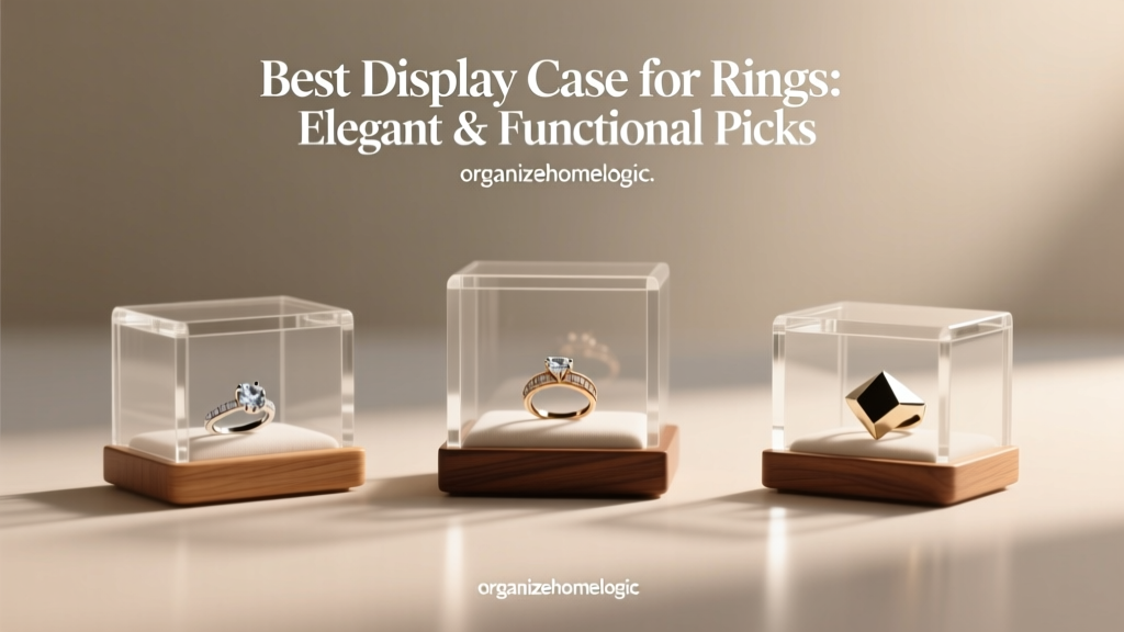 Best Display Case for Rings: Elegant & Functional Picks