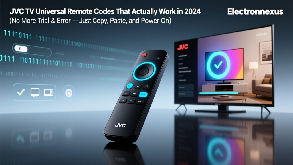 Jvc Tv Universal Remote Codes That Actually Work in 2024 (No More Trial & Error — Just Copy, Paste, and Power On)