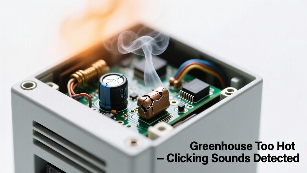 Greenhouse Too Hot & Making Clicking Sounds: Quick Diagnosis