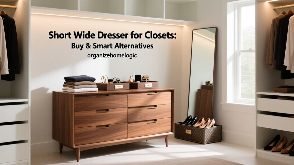 Short Wide Dresser for Closets: Buy & Smart Alternatives