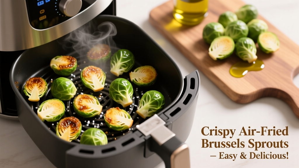 How to Air Fry Brussels Sprouts (Crispy & Easy!)