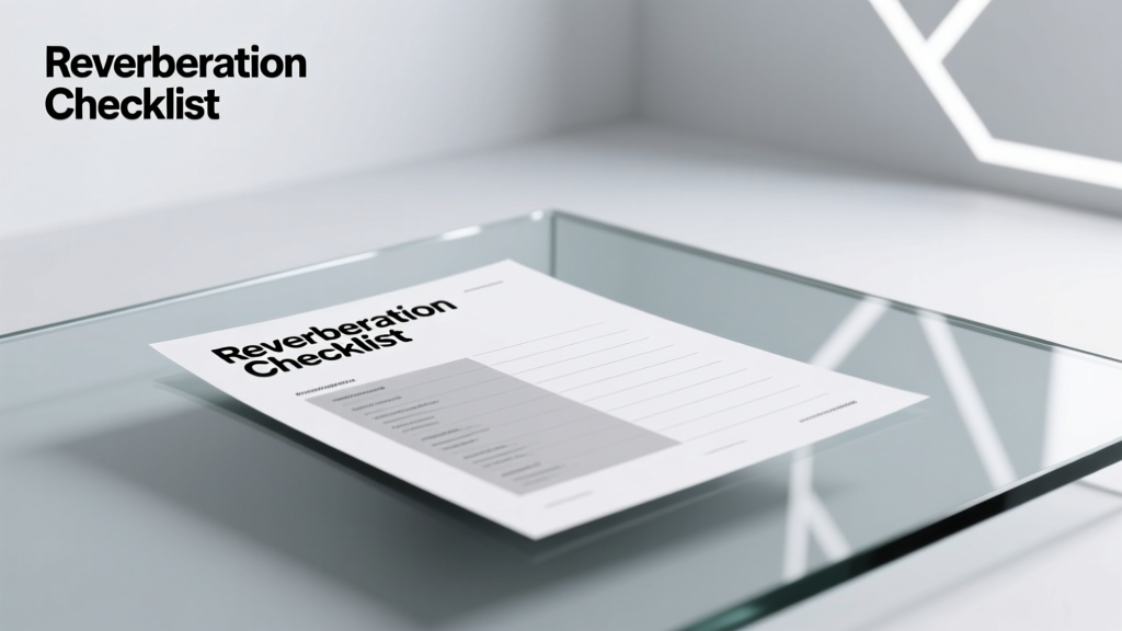 The Reverberation Checklist: A Precision Framework for...