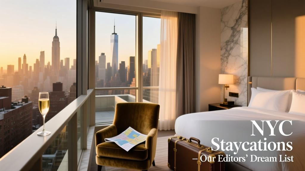 NYC Staycations Our Editors Are Dreaming About: From Rooftop Serenity to Loft-Style Immersion