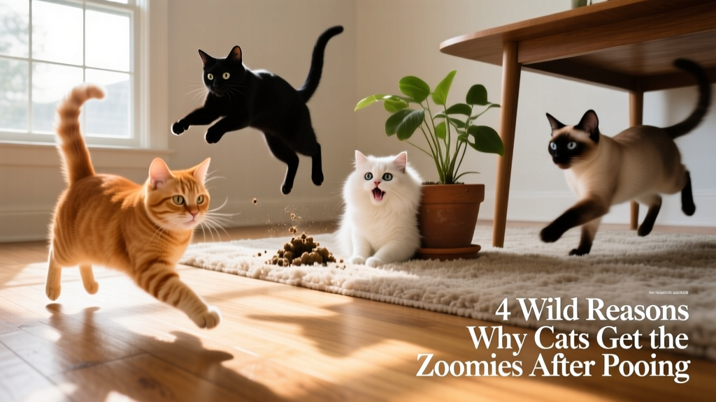 Why Do Cats Get the Zoomies After Pooping? 4 Wild Reasons