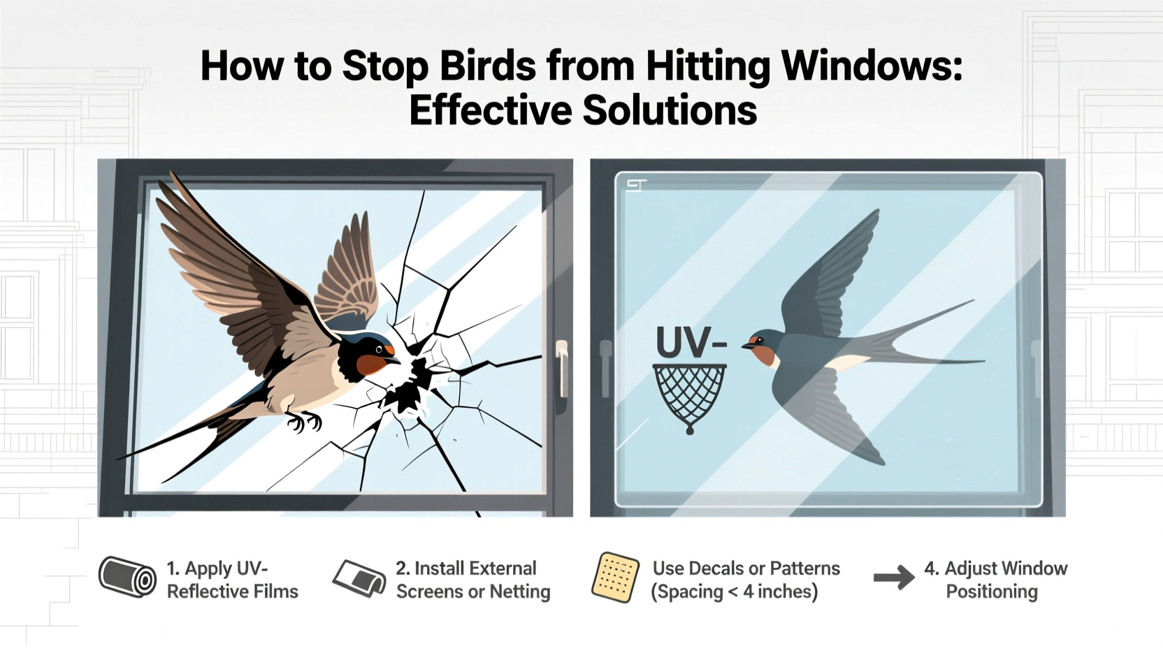 how to stop a bird from hitting window