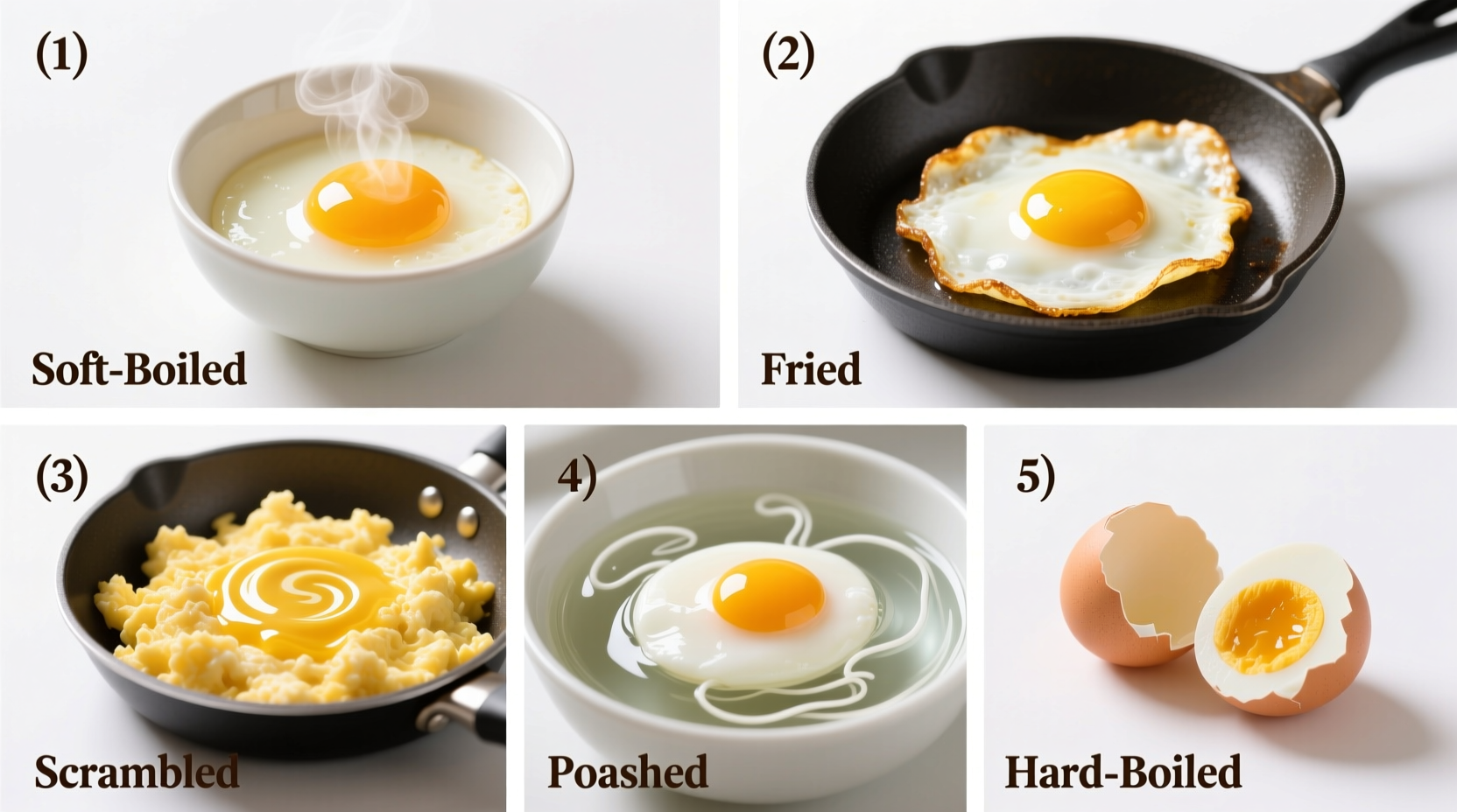 how many ways to cook an egg