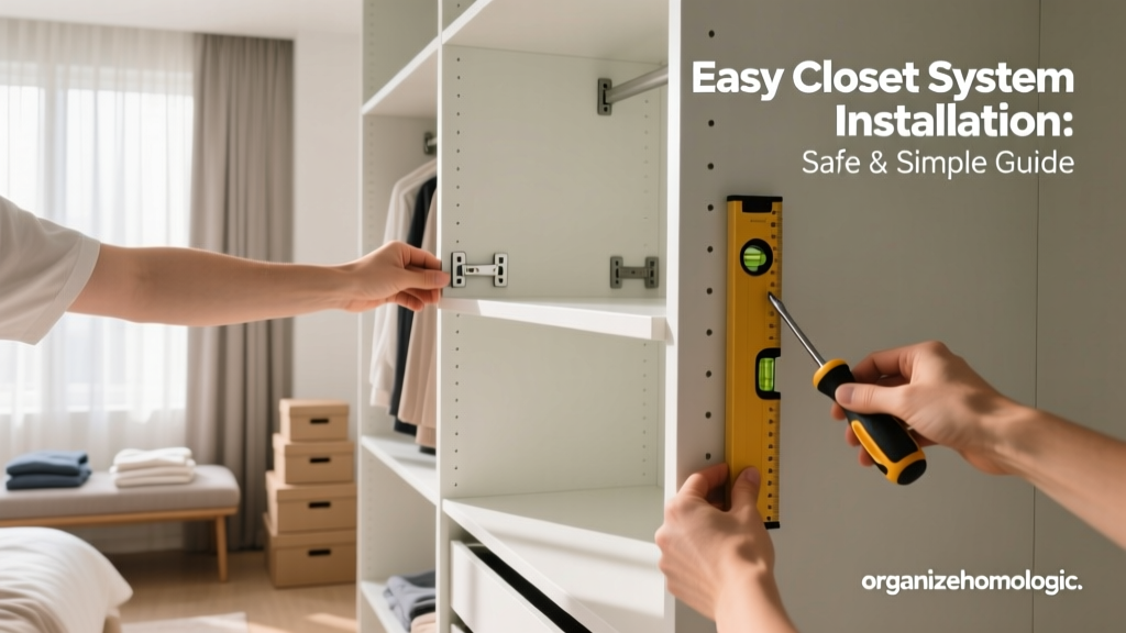 Easy Closet System Installation: Safe & Simple Guide