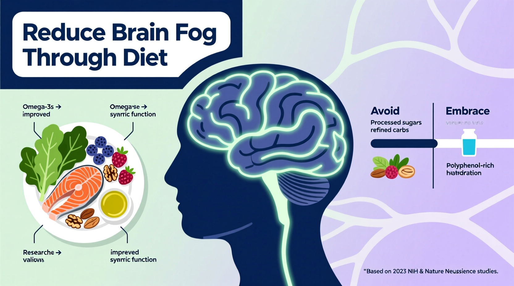 how to reduce brain fog through diet changes supported by cognitive research