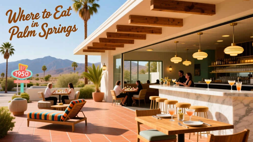 Where To Eat In Palm Springs For The Perfect Balance Of Old And New
