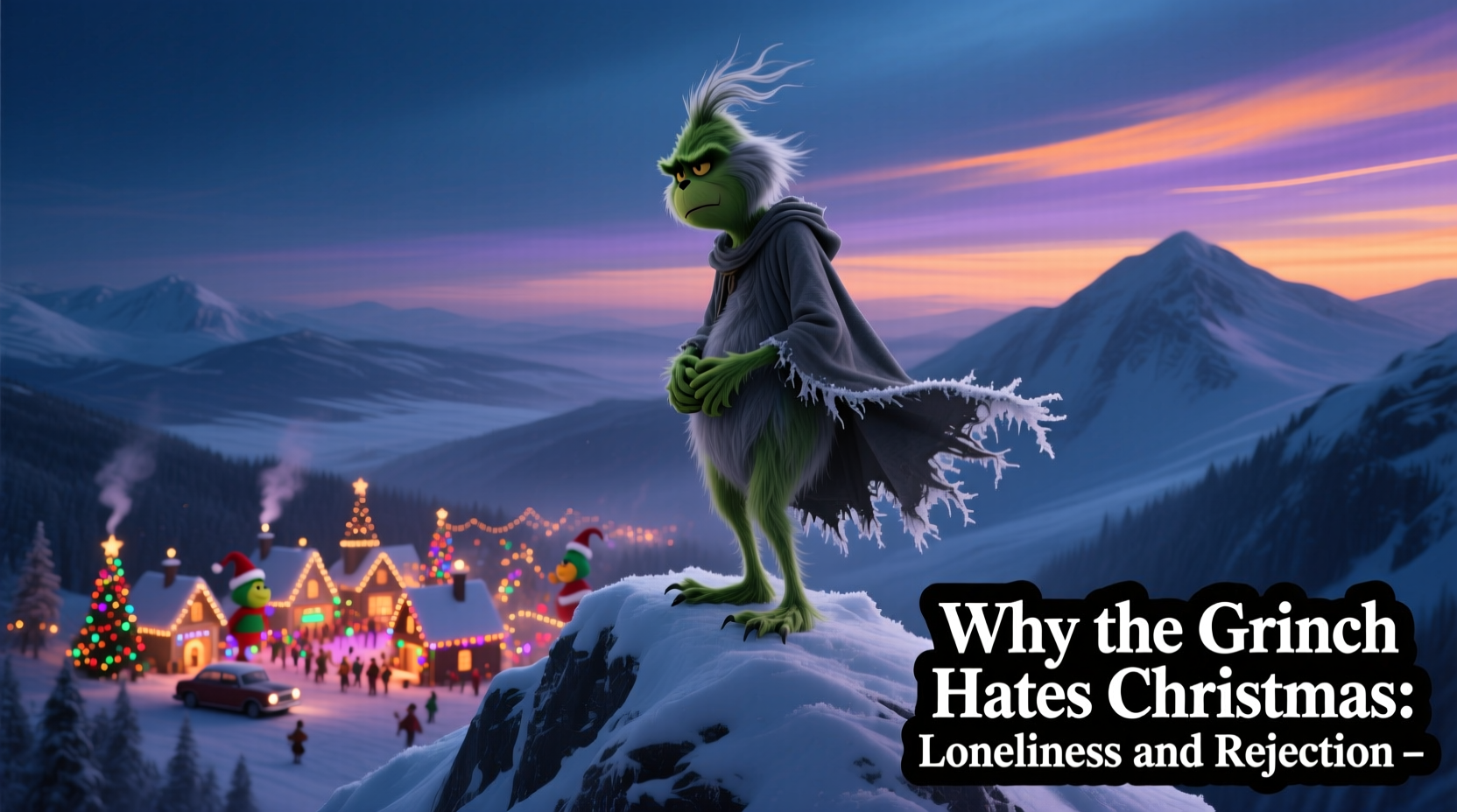 why does the grinch hate christmas